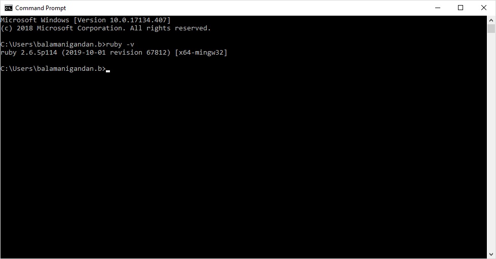 Ruby version